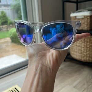 Wild fox Blue Mirrored retro Sunglasses
